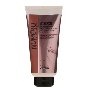 Маска для надання волоссю блиску з цінними маслами, 300 мл Illuminating Mask with Precious Oils Illuminating Numero BRELIL Professional