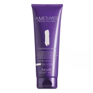 FarmaVita AMETHYSTE SILVER  MASK  Фарбуюча маска для СРІБЛЯСТИХ відтінків нейтралізує жовтизну 250мл 