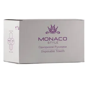 Рушники 40*70 см зі спанлейсу складені (СІТКА), 100 шт Monaco Style