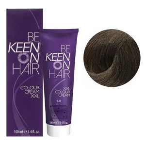 6/0 темний блондин натуральний Стійка крем-фарба для волосся, 100 мл Colour Cream XXL KEEN
