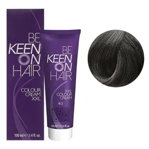6/1 темний блондин попелястий Стійка крем-фарба для волосся, 100 мл Colour Cream XXL KEEN
