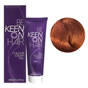 6/44 темний блондин мідний інтенсивний Стійка крем-фарба для волосся, 100 мл Colour Cream XXL KEEN