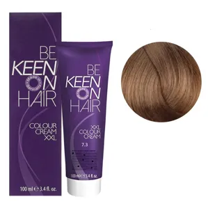 7/3 блондин золотистий Стійка крем-фарба для волосся, 100 мл Colour Cream XXL KEEN