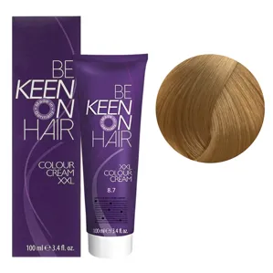 8/7 світлий блондин каштановий Стійка крем-фарба для волосся, 100 мл Colour Cream XXL KEEN