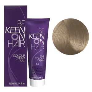 9/1 дуже світлий блондин попелястий Стійка крем-фарба для волосся, 100 мл Colour Cream XXL KEEN