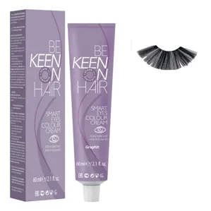 Крем-фарба для брів та вій Графіт (Graphit), 60 мл Colour Cream SMART EYES KEEN