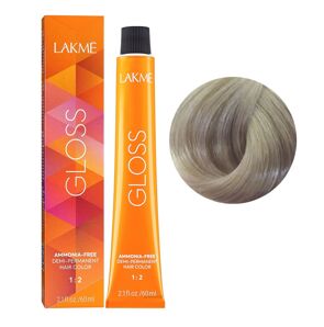 10/20 Платиновий блондин фіолетовий Фарба для тонування волосся без аміаку, 60мл Demi-permanent Hair Color GLOSS LAKME