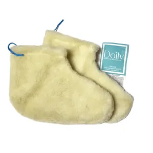 Чобітки багаторазові для парафінотерапії (1 пара/пач) з штучного хутра Doily