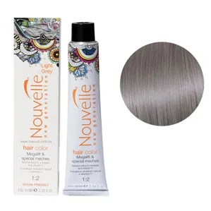 Light Grey (Світло-попелястий) Фарба для волосся перманентна, 100мл Permanent Hair Color Nouvelle