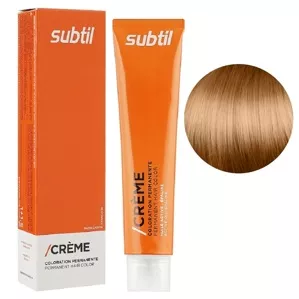 9/04 дуже світлий блондин натуральний мідний Стійка фарба 60 мл CREME Permanent Hair Color Subtil  