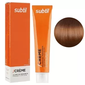 7/4 блондин мідний Стійка фарба 60 мл CREME Permanent Hair Color Subtil  