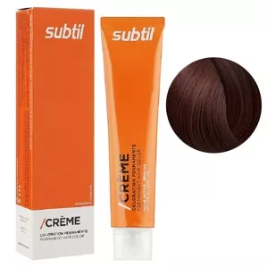 6/46 темний блондин мідний червоний Стійка фарба 60 мл CREME Permanent Hair Color Subtil  