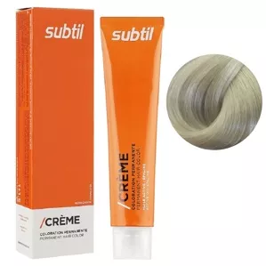 11/32 дуже світлий блондин золотистий перламутровий Стійка фарба 60 мл CREME Permanent Hair Color Subtil  