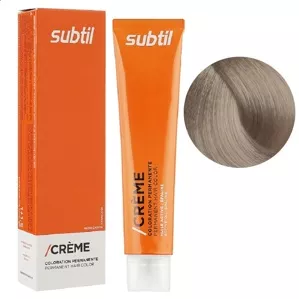 9 IC дуже світлий блондин холодний Стійка фарба 60 мл CREME Permanent Hair Color Subtil  