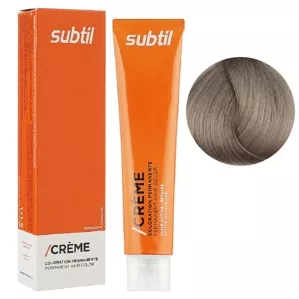 8 IC світлий блондин холодний Стійка фарба 60 мл CREME Permanent Hair Color Subtil  