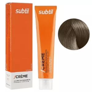 7 IC блондин холодний Стійка фарба 60 мл CREME Permanent Hair Color Subtil  