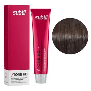 5 світлий шатен Безаміачна крем-фарба для тонування волосся на лужній основі, 60 мл TONE HD SUBTIL