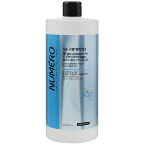 Шампунь для кучерявого волосся з оливковою олією, 1000 мл Elasticizing & Frizz-Free Shampoo with Olive oil Curly Numero BRELIL Professional