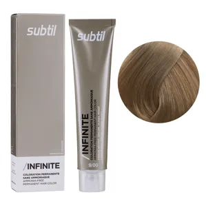9/00 дуже світлий блондин інтенсивний Безаміачна стійка крем-фарба для волосся, 60 мл Permanent Hair Color INFINITE SUBTIL