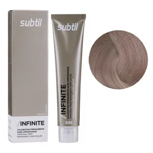 8/82 світлий блондин бежево-перламутровий Безаміачна стійка крем-фарба для волосся, 60 мл Permanent Hair Color INFINITE SUBTIL