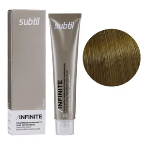 7/7 блондин коричневий Безаміачна стійка крем-фарба для волосся, 60 мл Permanent Hair Color INFINITE SUBTIL