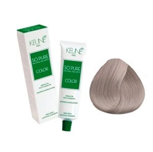 10/21 Платиновий блондин перламутрово-попелястий Фарба для волосся перманентна без аміаку, 60 мл SO PURE Color KEUNE