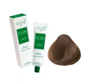 6/53 Темний блондин махагоново-золотистий Фарба для волосся перманентна без аміаку, 60 мл SO PURE Color KEUNE