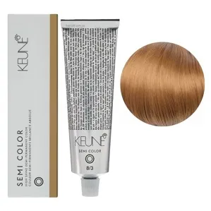 8/3 Світлий блондин золотистий Фарба для тонування волосся без аміаку,  60 мл Demi-Permanent Color SЕМІ COLOR KEUNE