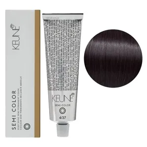 4/37 Середньо-коричневий золотисто-фіолетовий Фарба для тонування волосся без аміаку,  60 мл Demi-Permanent Color SЕМІ COLOR KEUNE