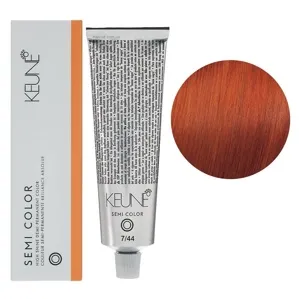 7/44 Середній блондин мідний інтесивний Фарба для тонування волосся без аміаку,  60 мл Demi-Permanent Color SЕМІ COLOR KEUNE