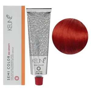 7/46 RI Середній блондин мідно-червоний Фарба для тонування волосся без аміаку,  60 мл Demi-Permanent Color SЕМІ COLOR KEUNE