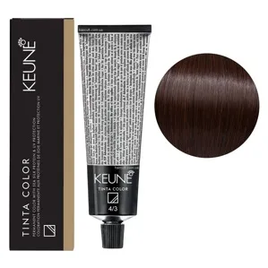 4/3 Середньо-коричневий золотистий Фарба перманентна для волосся,  60 мл Permanent Color TINTA COLOR KEUNE