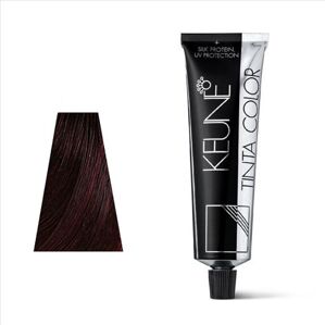 4/7 Середньо-коричневий фіолетовий Фарба перманентна для волосся,  60 мл Permanent Color TINTA COLOR KEUNE