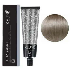 9/1 Дуже світлий блондин попелястий Фарба перманентна для волосся,  60 мл Permanent Color TINTA COLOR KEUNE