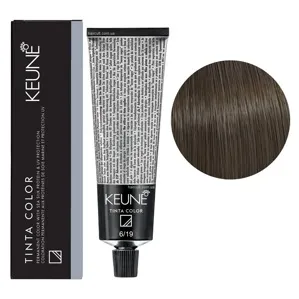 6/19 Темний блондин попелясто-матовий Фарба перманентна для волосся,  60 мл Permanent Color TINTA COLOR KEUNE