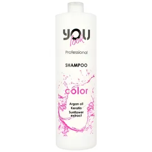 Шампунь для фарбованого та пошкодженого волосся, 1000 мл COLOR SHAMPOO You look Professional