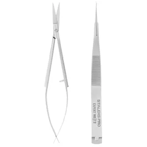 Твізери-мікроножиці для моделювання брів прямі EXPERT 90 TYPE 2 (SE-90/2) STALEKS PRO