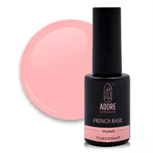 ADORE French Rubber Camouflage Base Камуфлююча база 7,5 мл №04 PEACH