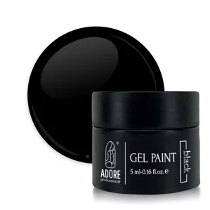 ADORE Gel Paint Гель-фарба з липким шаром 5мл №02 Чорна