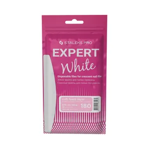 Набір змінних файлів БІЛІ на м’якій основі (30шт) для пилки півмісяць 180 грит EXPERT 40 (DFE-40-180w SOFT) STALEKS PRO