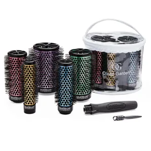 Набір брашів MULTIBRASH STARTER( 5 шт зі знімною ручкою) розмір: S, M, L, XL, XXL Olivia Garden 