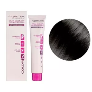 4/18 шоколадний крижаний каштановий Крем-фарба 60мл Colouring Cream with Macadamia oil ING