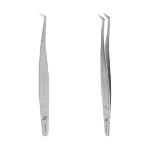 Пінцет професійний для вій EXPERT 40 TYPE 12 (L-образний, 65°) TE-40/12 STALEKS PRO