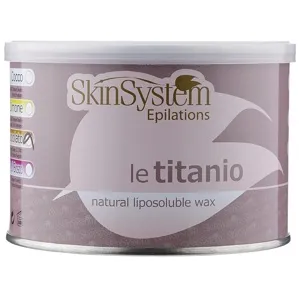 Віск для депіляції в банці Le Titanio CHOCOLATE, 400 мл Skin System 