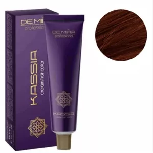 5/4 Середньо-каштановий мідний Крем-фарба для волосся перманентна, 90мл Cream hair color KASSIA DEMIRA Professional
