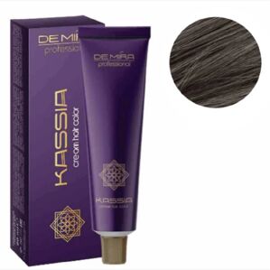 6/1  темний блондин,попелястий Крем-фарба для волосся перманентна, 90мл Cream hair color KASSIA DEMIRA Professional