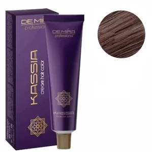 7/71 середній блондин коричнево-попелястий Крем-фарба для волосся перманентна, 90мл Cream hair color KASSIA DEMIRA Professional