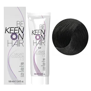 3/0 темно-коричневий Перманентна крем-фарба без аміаку, 100 мл VELVET COLOUR KEEN