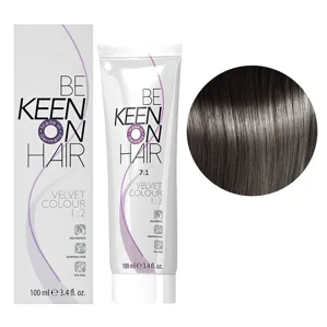 7/1 натуральний попелястий блондин Перманентна крем-фарба без аміаку, 100 мл VELVET COLOUR KEEN