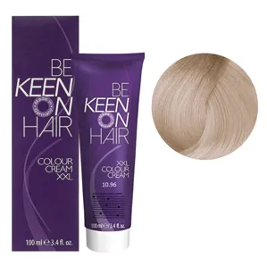 10/96 ультрасвітлий блондин сандре фіолетовий Стійка крем-фарба для волосся, 100 мл Colour Cream XXL KEEN